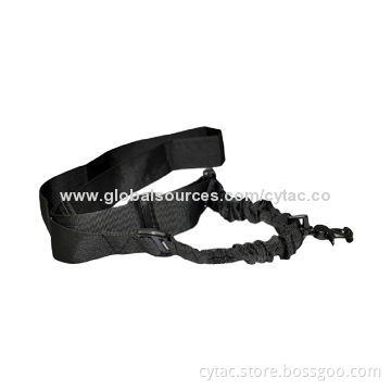 1-point Sling in Black Color for Tactical Hunting Rifles with Quick Release Buckle